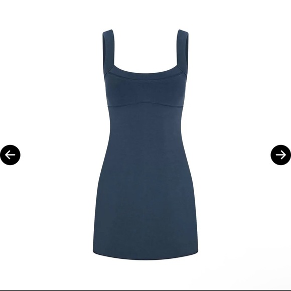 SKIMS Outdoor Corset Mini Dress XS in Indigo!! - NWT - Picture 6 of 8